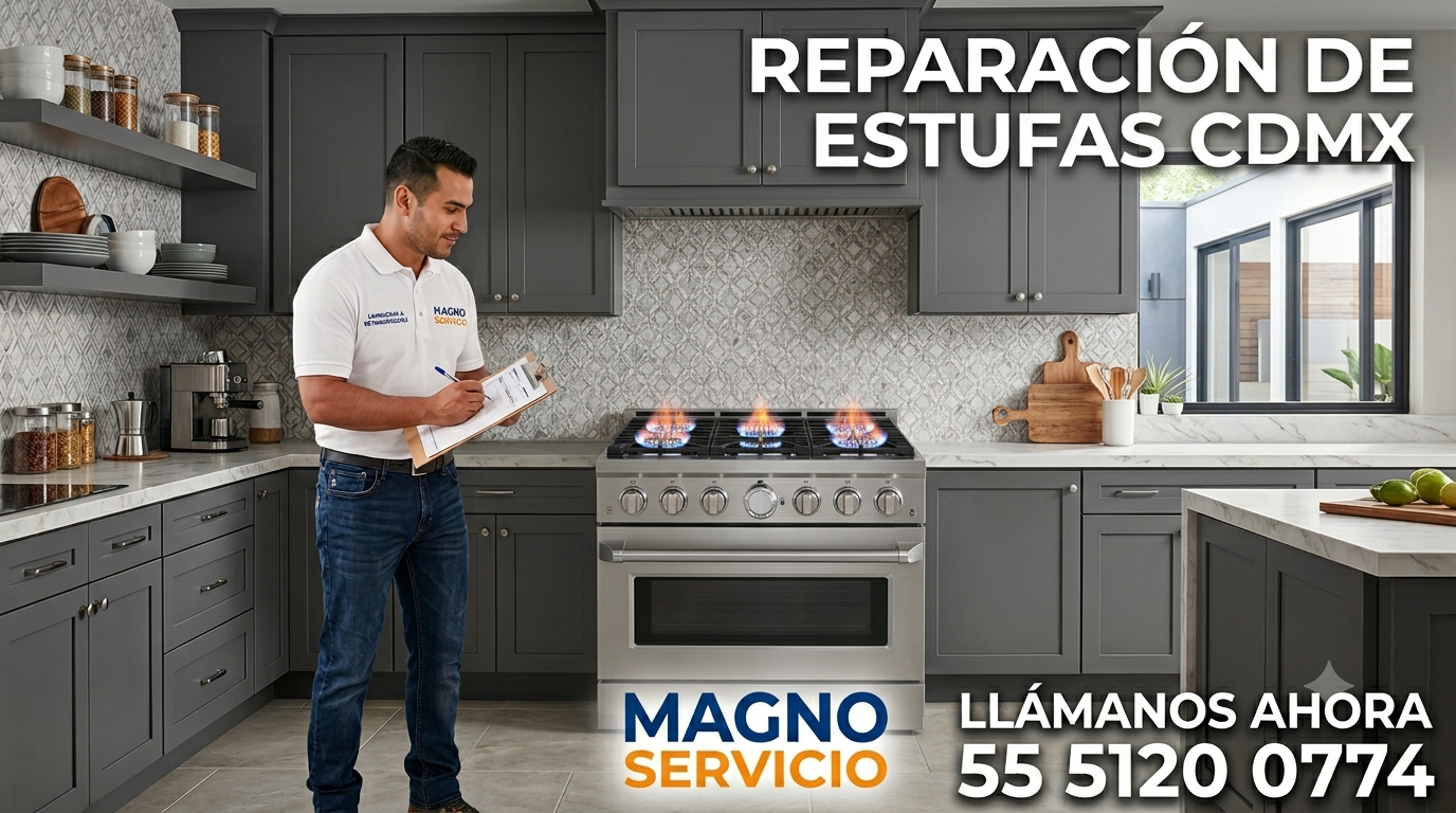 reparación de estufas en cdmx